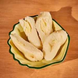 Porción de bollo limpio