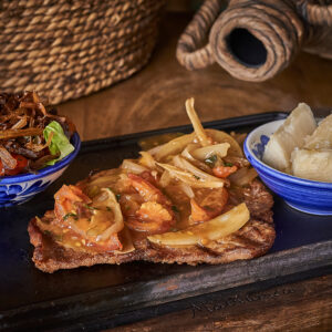 Sobrebarriga a la parrilla/a la criolla