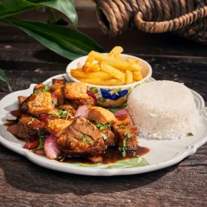 Saltado de Tocino al cajón